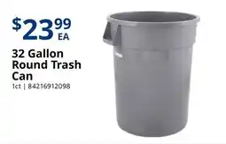 Restaurant Depot 32 Gallon Round Trash Can offer