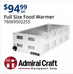 Restaurant Depot Full Size Food Warmer offer