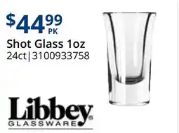 Restaurant Depot Shot Glass 1oz offer
