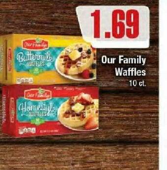 Econofoods Our Family Waffles offer