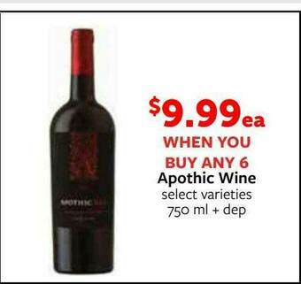 Fareway Apothic Wine offer