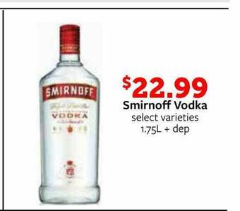 Fareway Smirnoff Vodka offer
