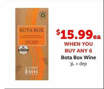 Fareway Bota Box Wine offer