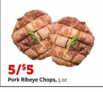 Fareway Pork Ribeye Chops offer