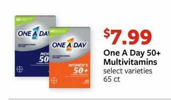 Fareway One A Day 50+ Multivitamins offer