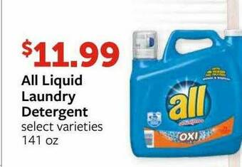 Fareway All Liquid Laundry Detergent offer