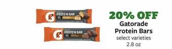 Fareway Gatorade Protein Bars offer
