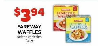 Fareway Fareway Waffles offer