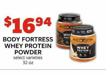 Fareway Body Fortress Whey Protein Powder offer