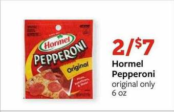 Fareway Hormel Pepperoni offer