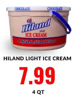 Hy-Vee Hiland light ice cream offer