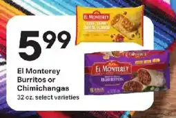 Coborn's El Monterey Burritos or Chimichangas offer