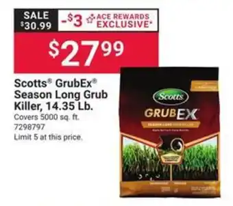 Scotts grubex season long grub killer