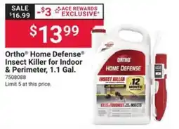 Ace Hardware Ortho home defense insect killer for indoor & perimeter offer