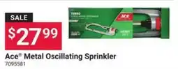 Ace Hardware Ace Metal Oscillating Sprinkler offer