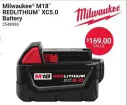 Ace Hardware Milwaukee m18 redlithium xc5.0 offer