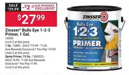 Ace Hardware Zinsser Bulls Eye 1-2-3 offer