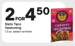 Coborn's Siete Taco Seasoning offer