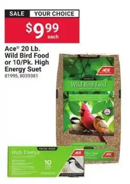 Ace Hardware Ace Wild Bird Food offer