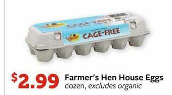 Fareway Farmer's Hen House Eggs offer