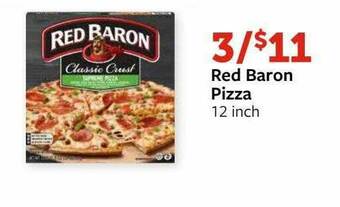Fareway Red Baron Pizza offer