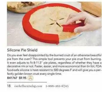 Silicone Pie Shield