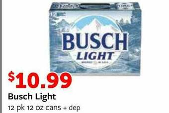 Fareway Busch Light offer