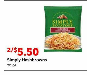 Fareway Simply Hashbrowns offer