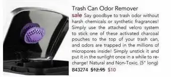Trash Can Odor Remover