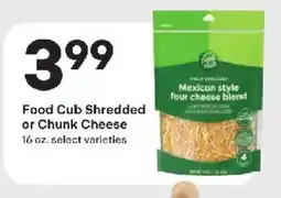Coborn's Food Cub Shredded or Chunk Cheese offer