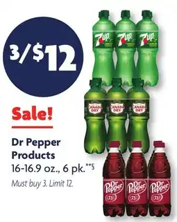 Family Dollar Dr Pepper Products offer
