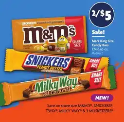 Family Dollar Mars King Size Candy Bars offer