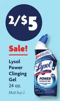 Family Dollar Lysol Power Clinging Gel offer