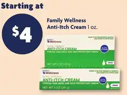 Family Dollar Family Wellness Anti-Itch Cream offer