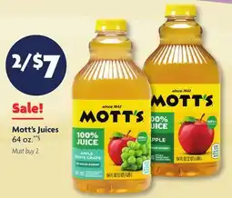 Family Dollar Mott's Juices offer