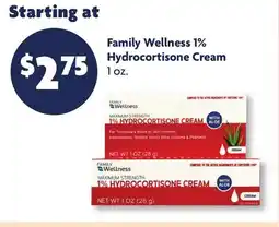 Family Dollar Family Wellness 1% Hydrocortisone Cream offer