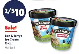 Family Dollar Ben & Jerry's Ice Cream offer