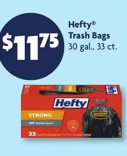 Family Dollar Hefty Trash Bags offer