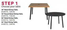 Ace Hardware Metal Dining Table offer