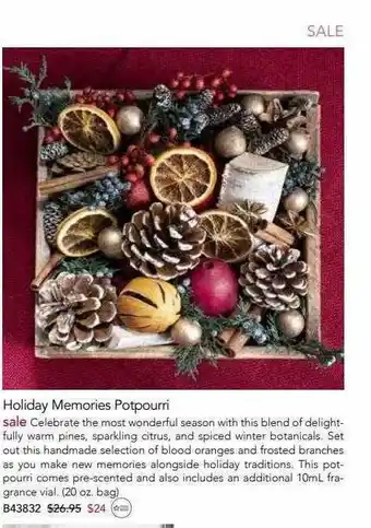 Holiday Memories Potpourri