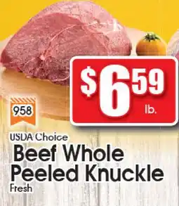 Supremo Foods Inc USDA Choice Beef Whole Peeled Knuckle offer