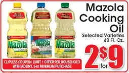 Supremo Foods Inc Mazola Cooking Oil offer
