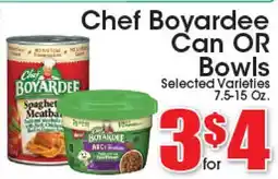 Supremo Foods Inc Chef Boyardee Can OR Bowls offer