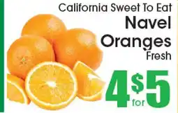 Supremo Foods Inc California Sweet To Eat Navel Oranges offer