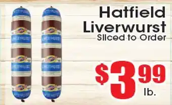 Supremo Foods Inc Hatfield Liverwurst offer