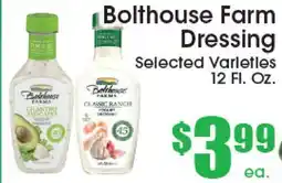 Supremo Foods Inc Bolthouse Farm Dressing offer