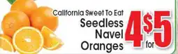 Supremo Foods Inc California Sweet To Eat Seedless Navel Oranges offer