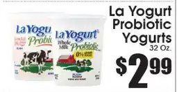 Supremo Foods Inc La Yogurt Probiotic Yoghurts offer