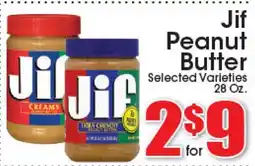 Supremo Foods Inc Jif Peanut Butter offer