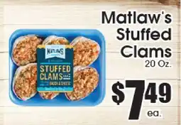 Supremo Foods Inc Matlaw's Stuffed Clams offer